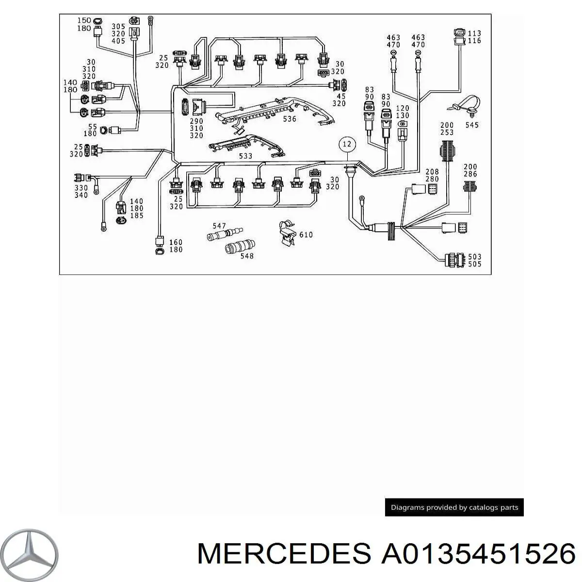 Mercedes A0135451526 precio, desde 6,13 EUR