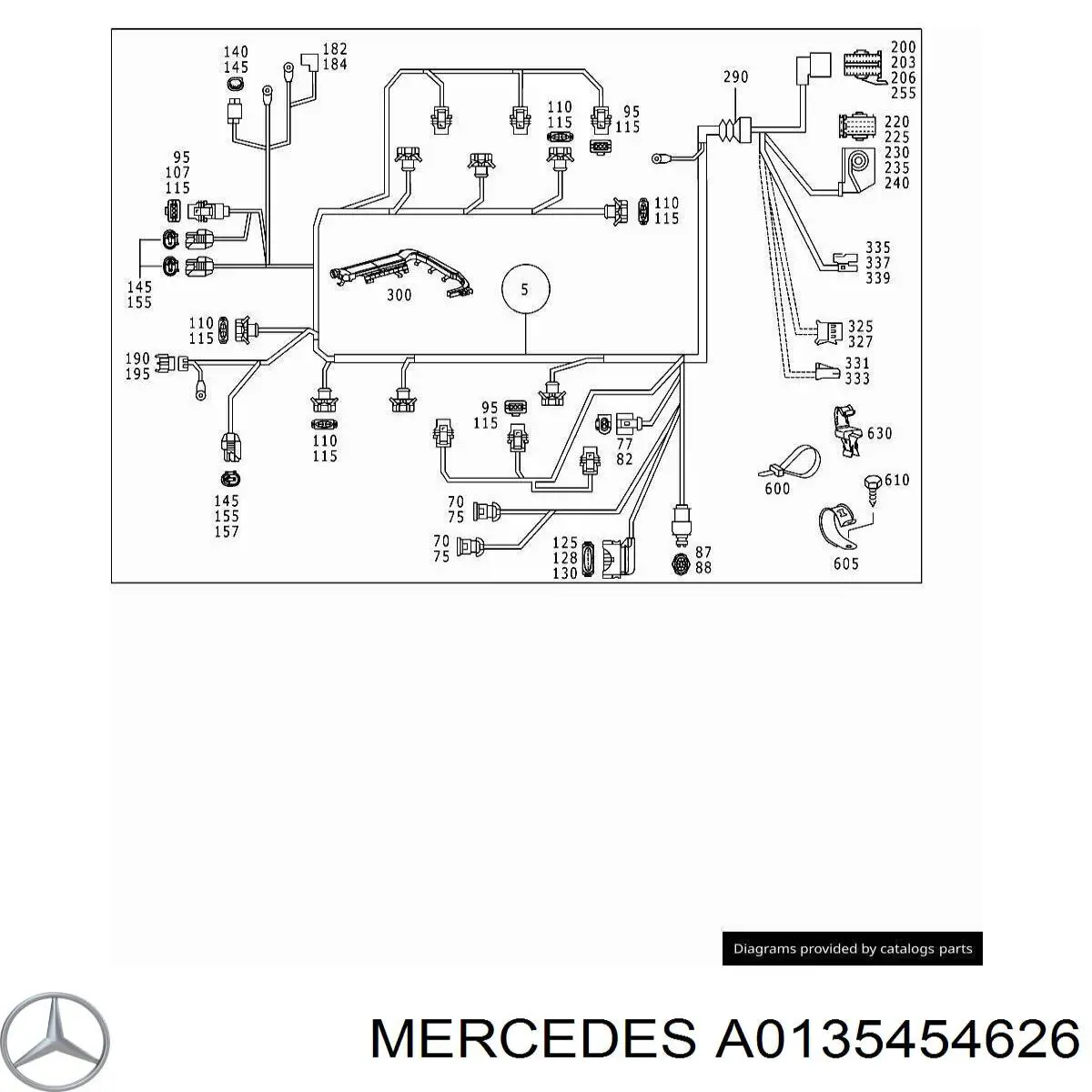  Mercedes A0135454626 precio, desde 7,41 EUR