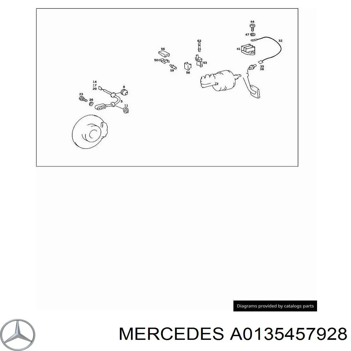  Mercedes A0135457928 precio, desde 7,68 EUR