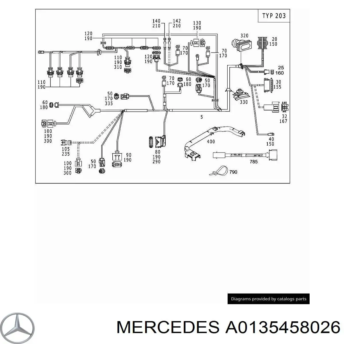  Mercedes A0135458026 precio, desde 5,08 EUR