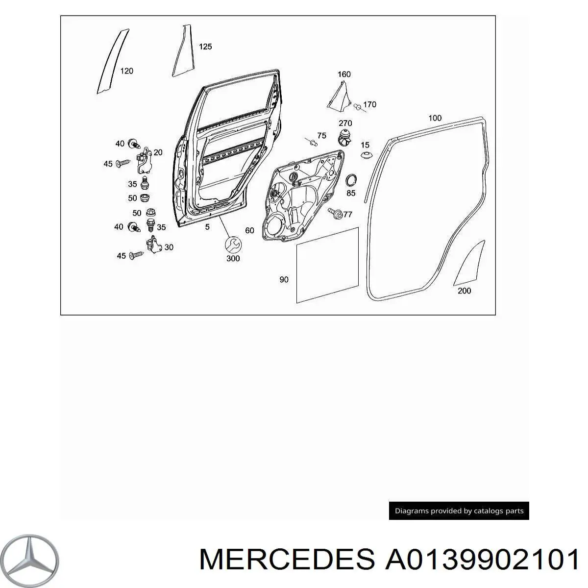  Mercedes A0139902101 precio, desde 5,87 EUR