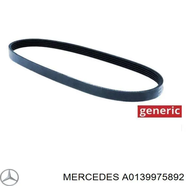 A0139975892 Mercedes correa trapezoidal