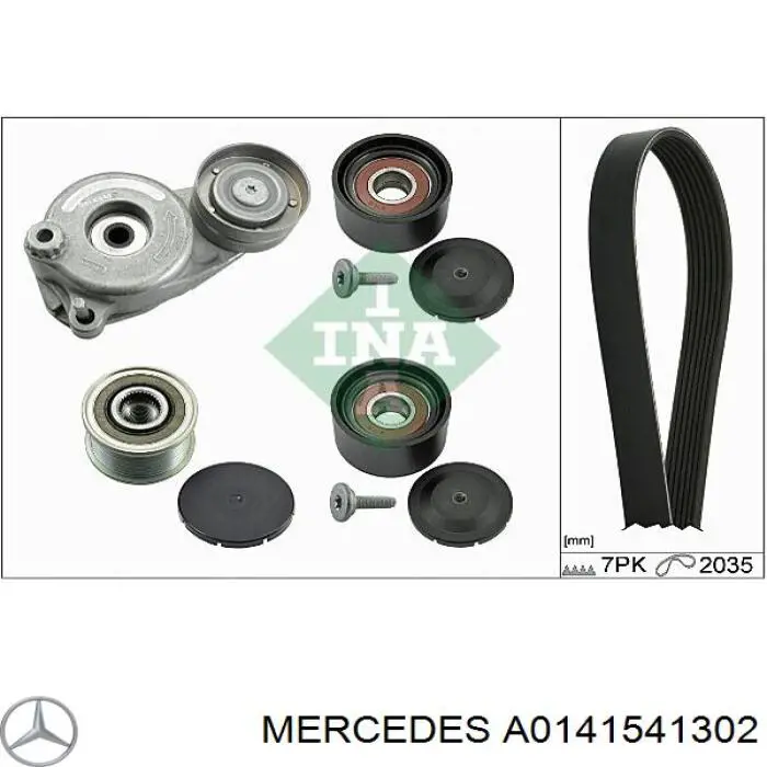 Alternador A0141541302 Mercedes