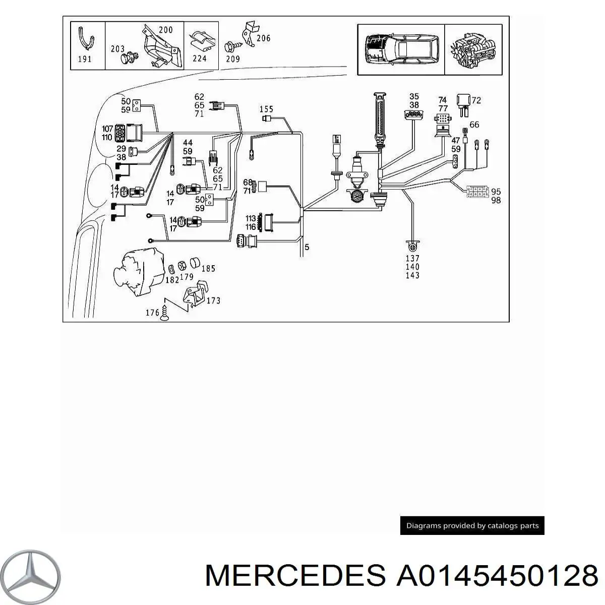 A0145450128 Mercedes