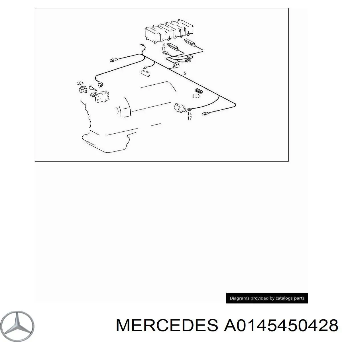  Mercedes A0145450428 precio, desde 7,38 EUR