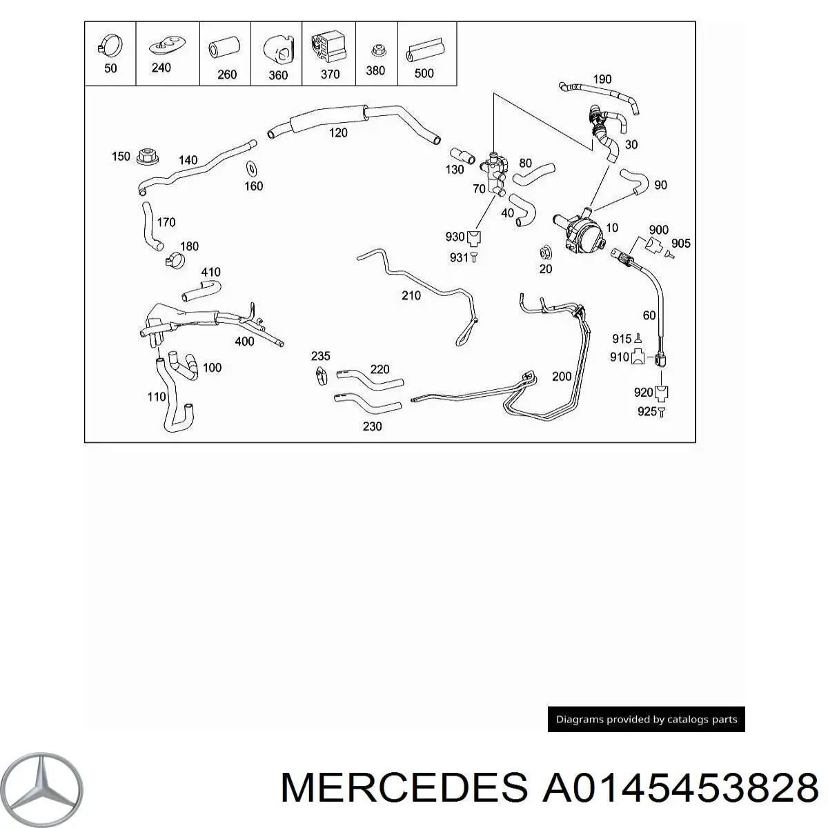  Mercedes A0145453828 precio, desde 9,11 EUR