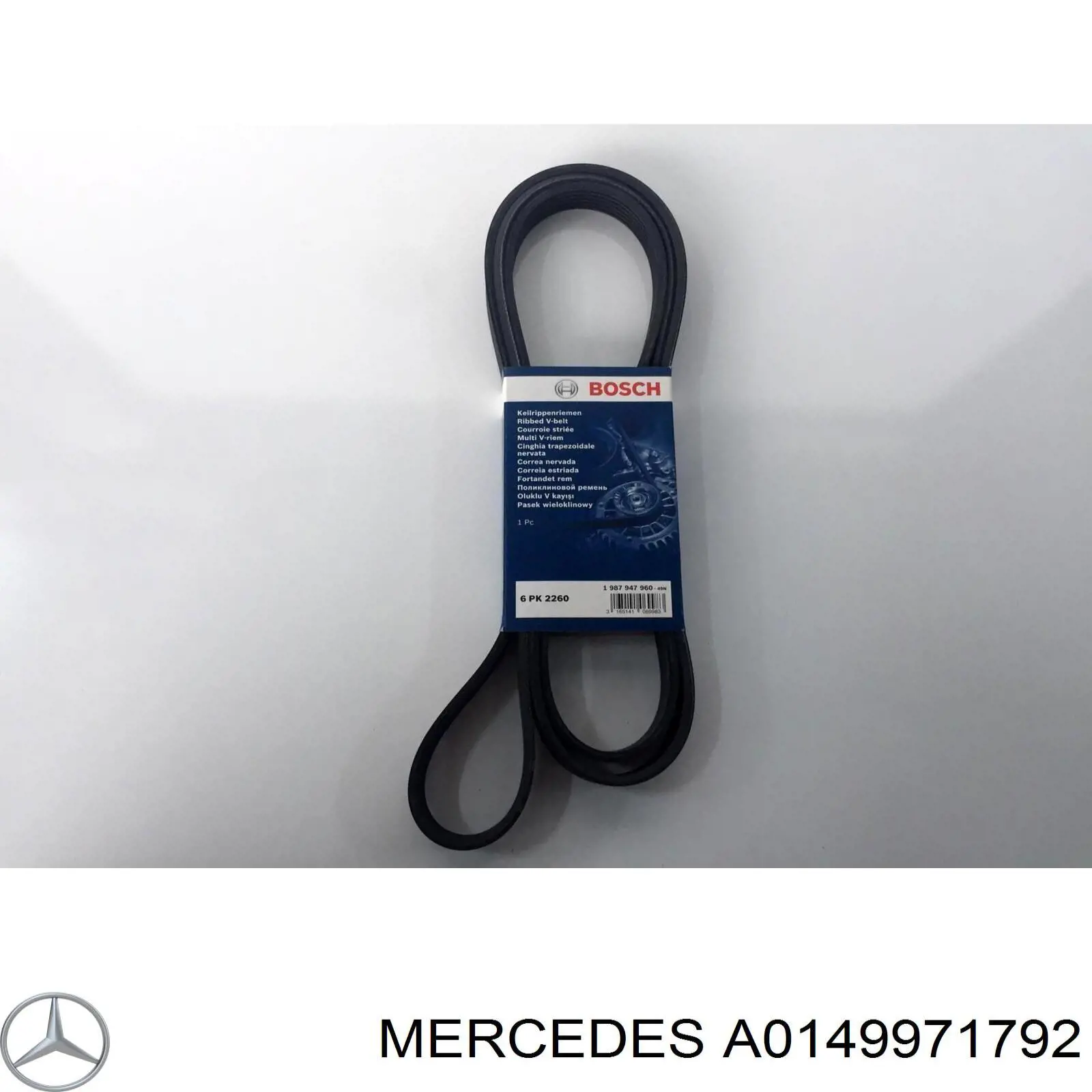 Correa de transmisión trapezoidal Mercedes A0149971792 precio, desde 23,05 EUR