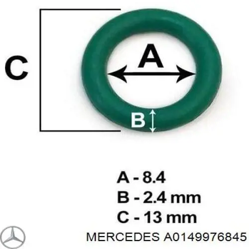 0149976845 Mercedes junta de inyectores