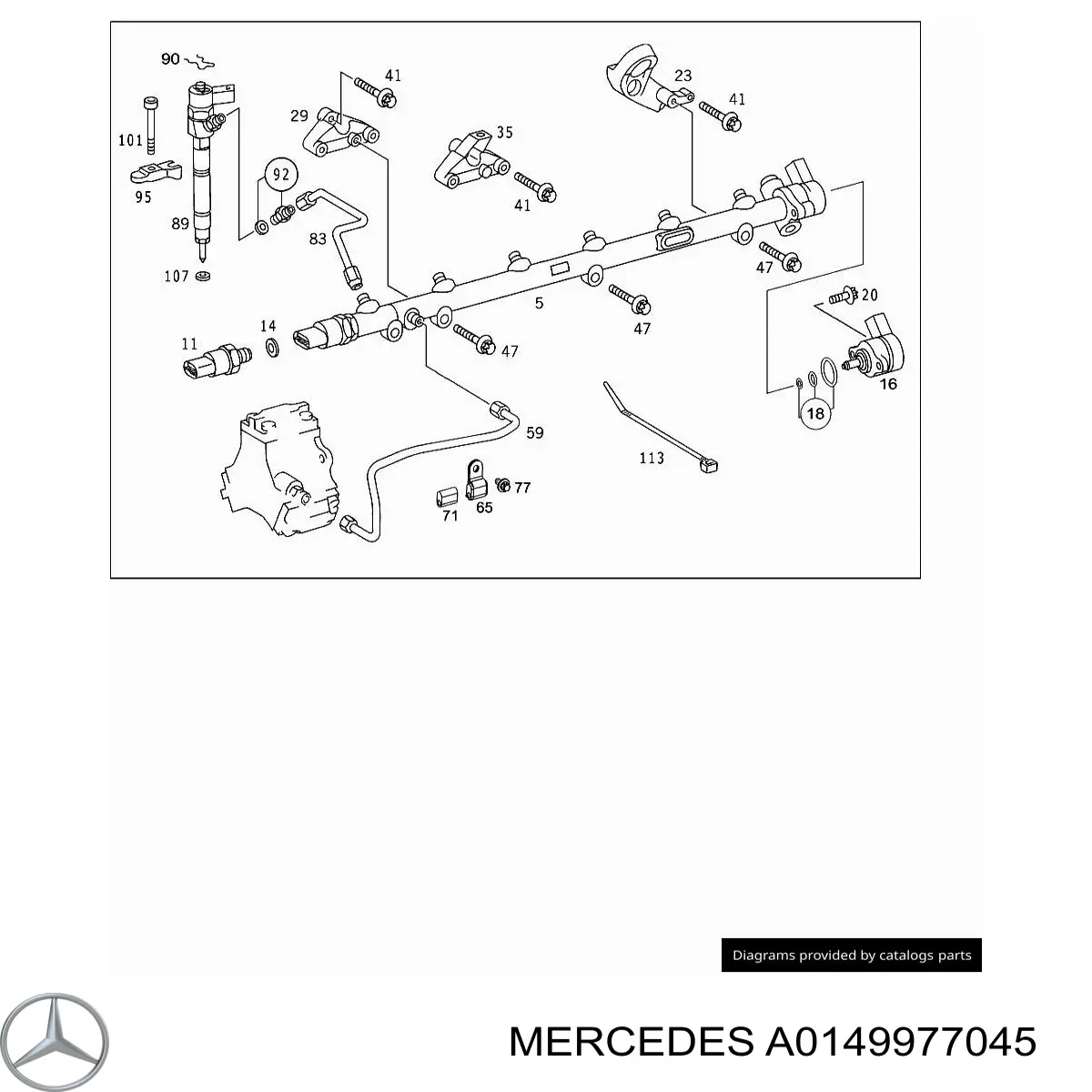 Kit de reparación del regulador de presión de combustible Mercedes A0149977045 precio, desde 8,79 EUR