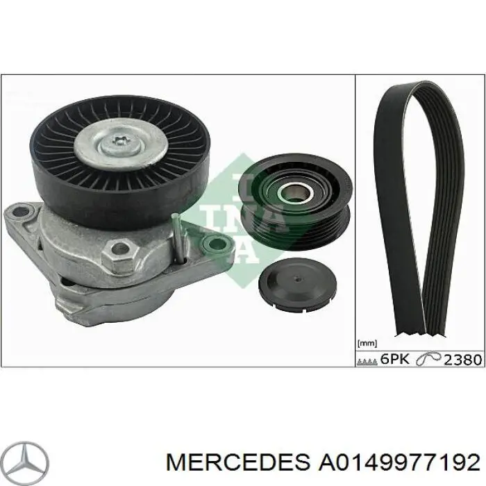 Correa de transmisión trapezoidal Mercedes A0149977192 precio, desde 21,51 EUR