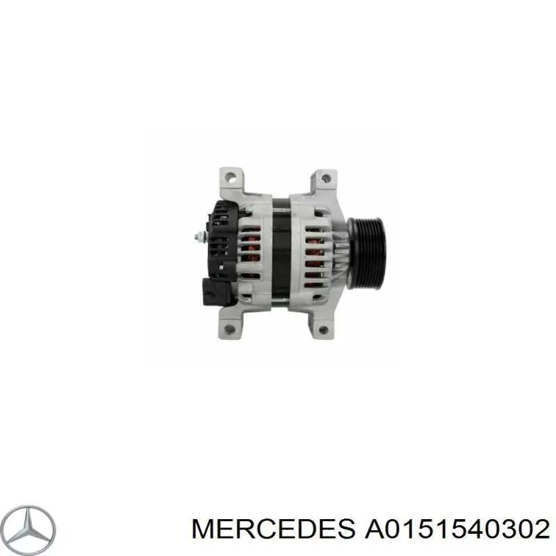 Alternador del motor Mercedes A0151540302 precio, desde 313,44 EUR
