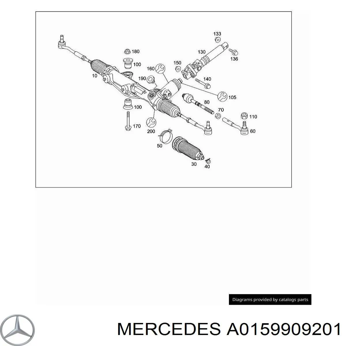  Mercedes A0159909201 precio, desde 20,25 EUR
