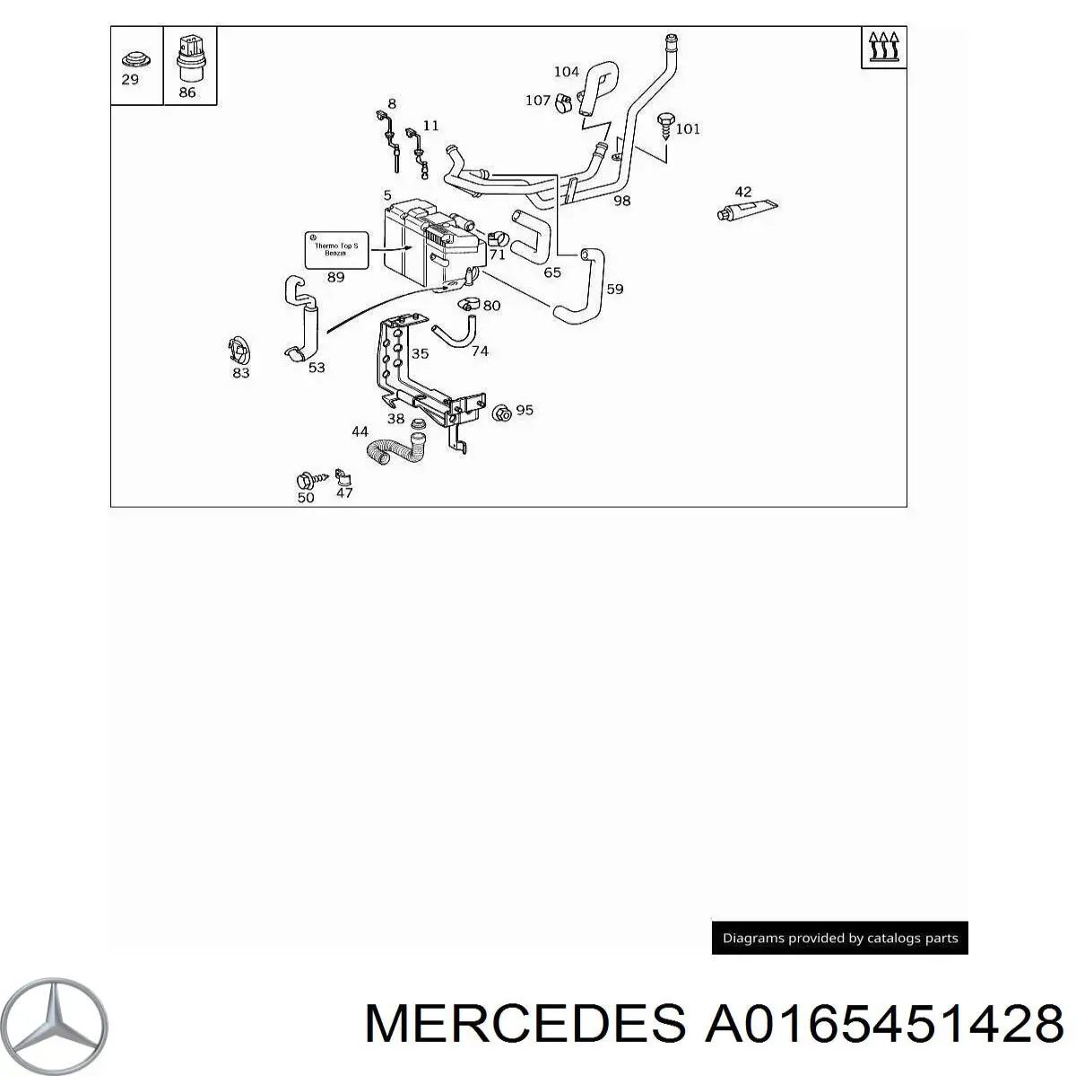  Mercedes A0165451428 precio, desde 10,80 EUR