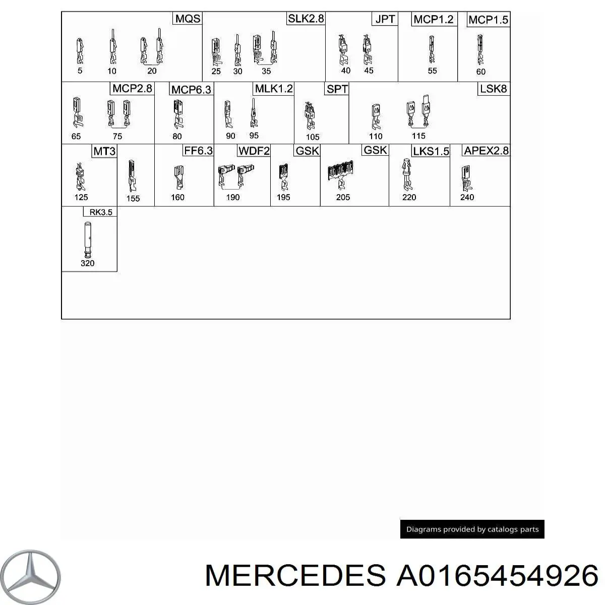  Mercedes A0115458126 precio, desde 5,08 EUR