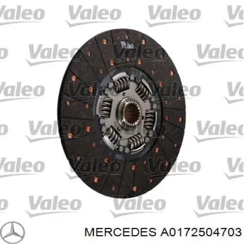 A0192500803 Mercedes disco de embrague