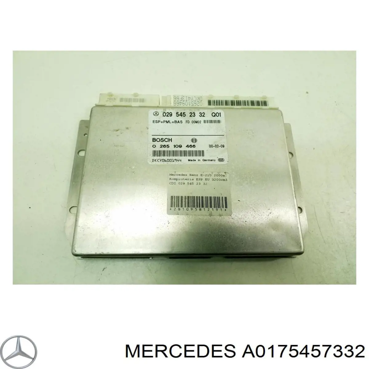 0175457332Q03 Mercedes unidad de control, asr