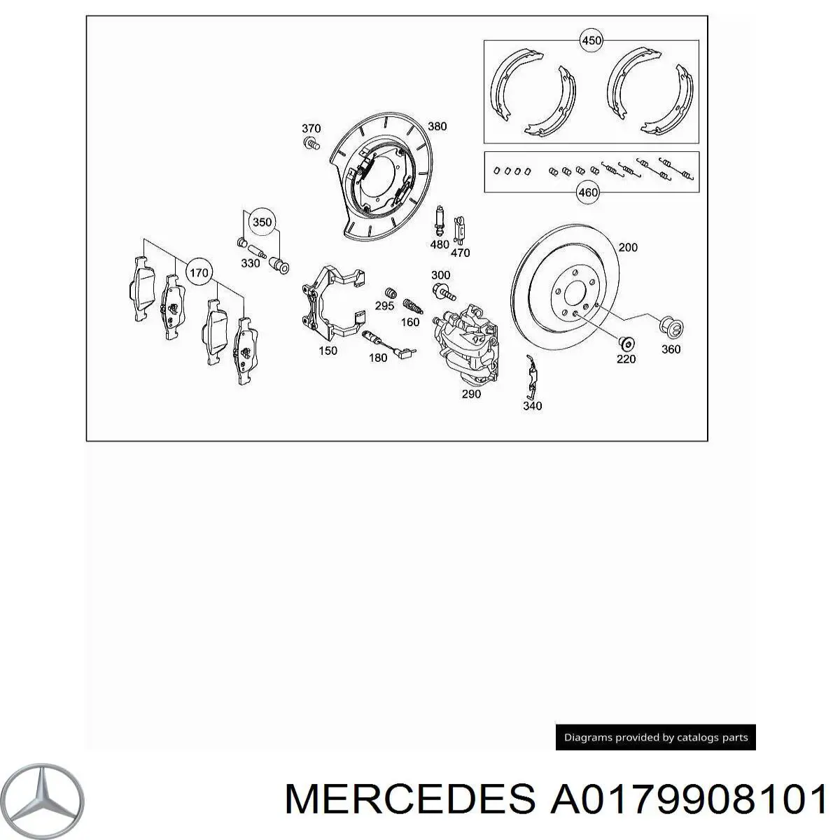  Mercedes A0179908101 precio, desde 16,17 EUR