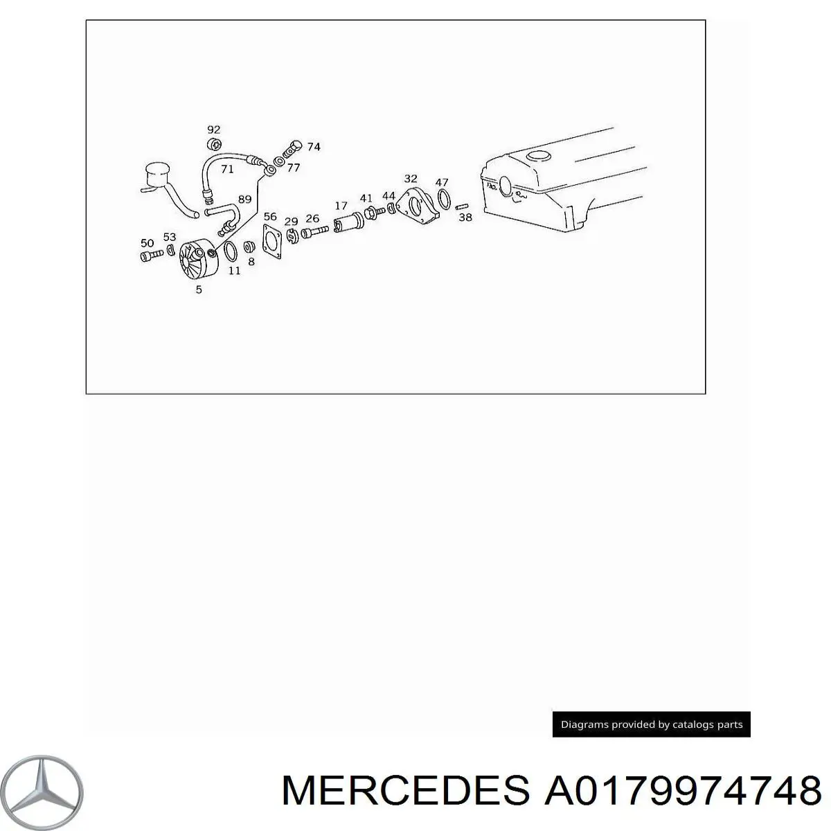 Comprar A0179974748 Mercedes Junta de tapa de balancines, anillo