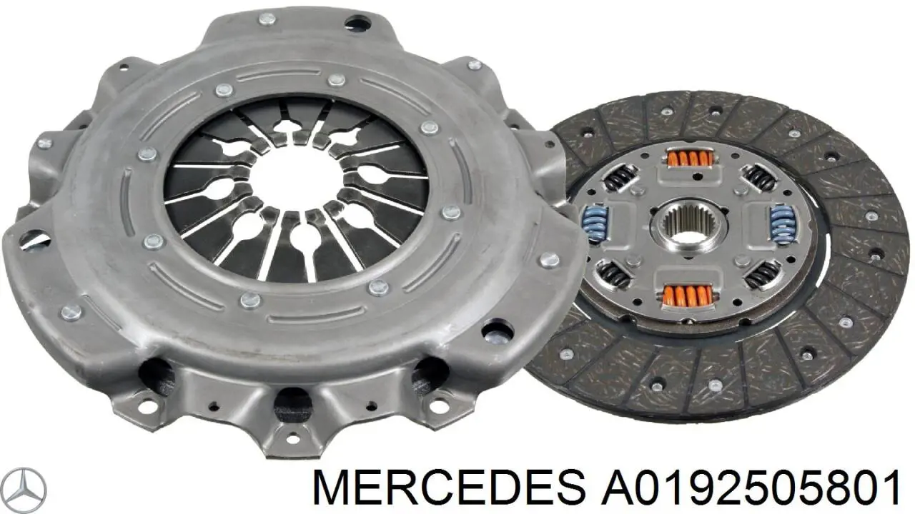 A0192505801 Mercedes kit de embrague (3 partes)