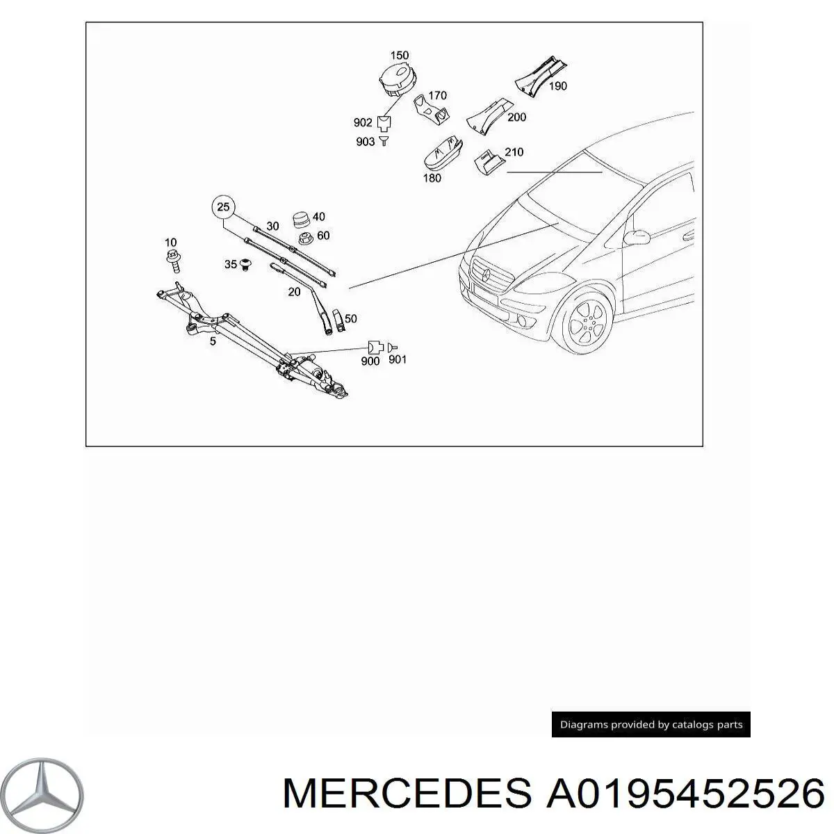  Mercedes A0195452526 precio, desde 6,56 EUR