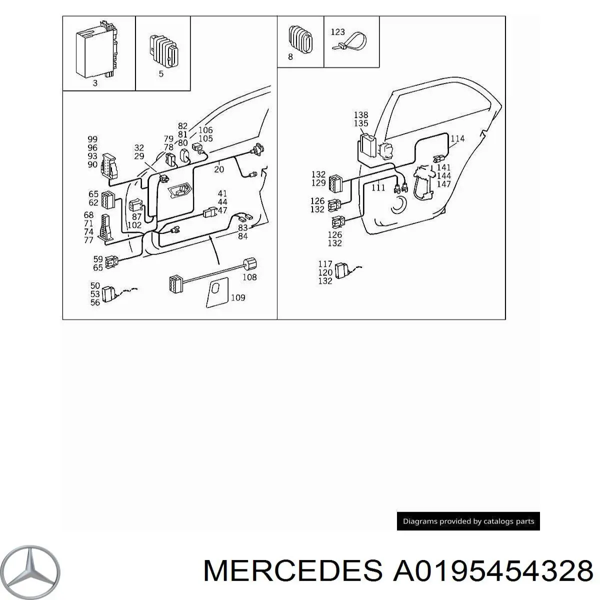  Mercedes A0195454328 precio, desde 7,90 EUR