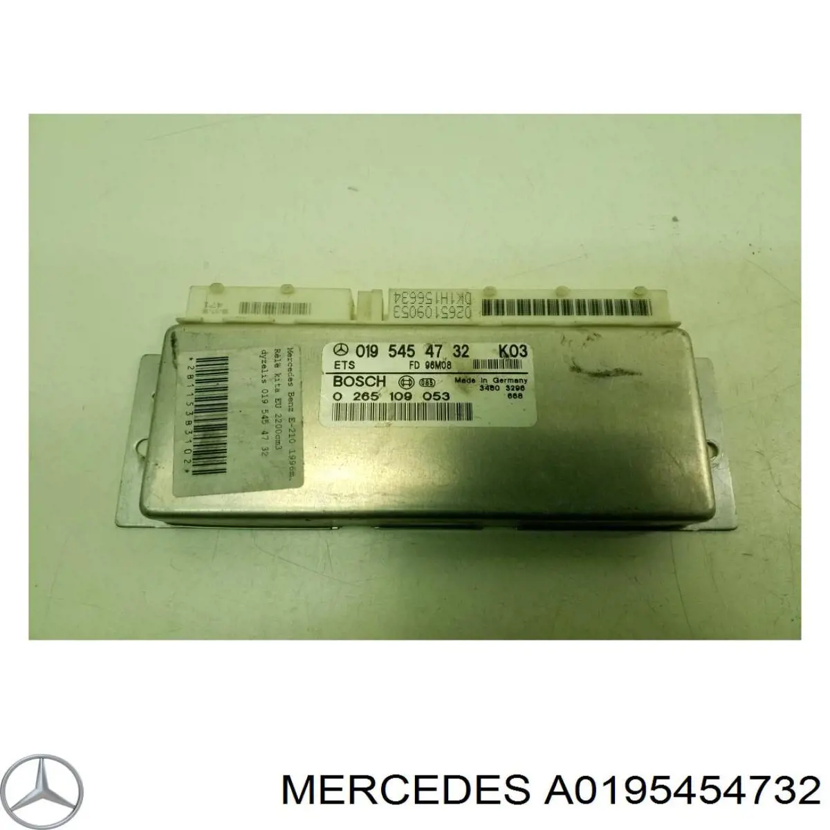 A0195454732 Mercedes unidad de control, dinámica frenado / dinámica