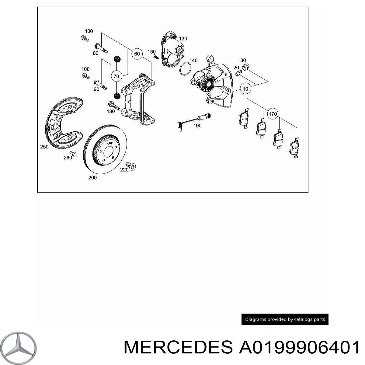 A0199906401 Mercedes 