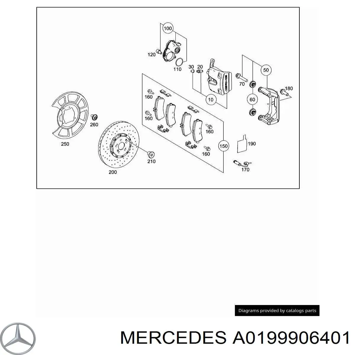  Mercedes A0199906401 precio, desde 5,79 EUR