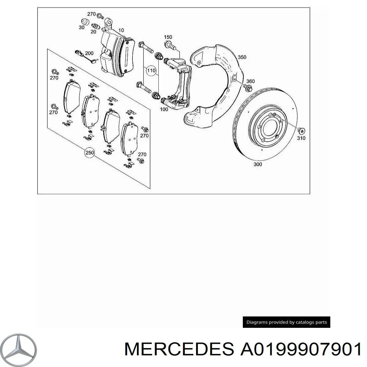  Mercedes A0199907901 precio, desde 12,52 EUR