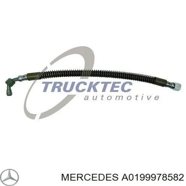 A0199978582 Mercedes tubo manguera para enfriador de aceite, alta presion