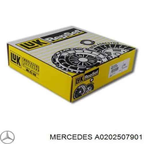 A0202507901 Mercedes kit de embrague (3 partes)