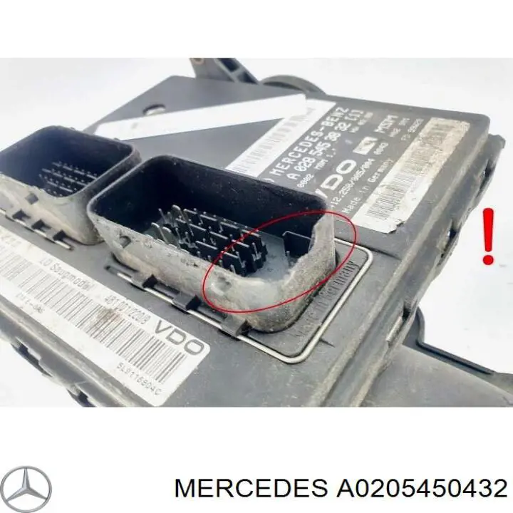 Módulo de control del motor Mercedes A0205450432