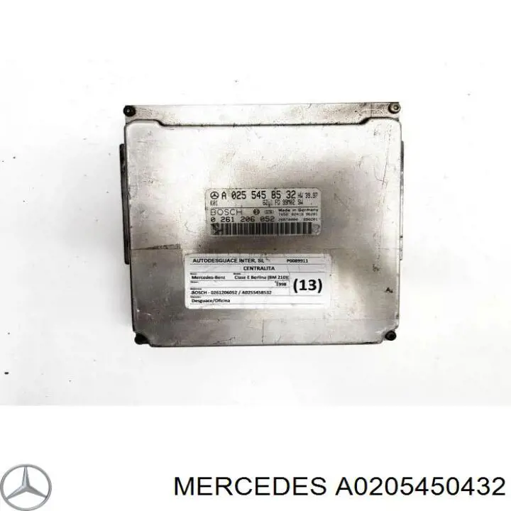 A0205450432 Mercedes Centralina Del Motor