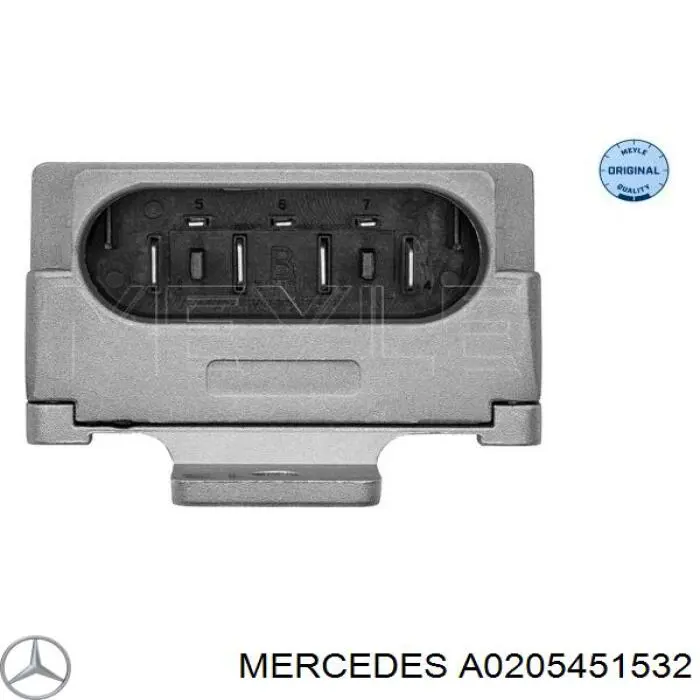 Regulador de velocidad del ventilador de refrigeración (unidad de control) Mercedes A0205451532 precio, desde 49,37 EUR
