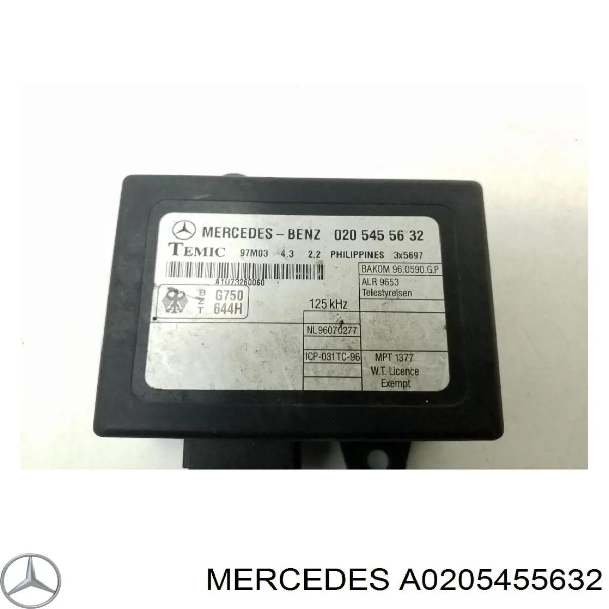 Módulo de control del inmovilizador Mercedes A0205455632 precio, desde 42,11 EUR