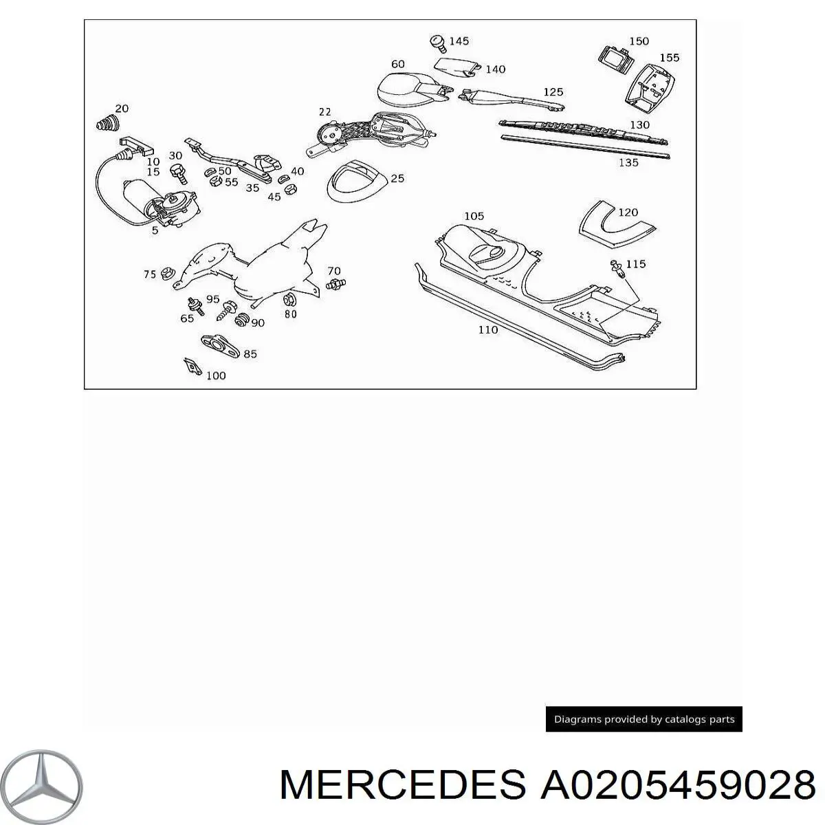  Mercedes A0205459028 precio, desde 14,22 EUR