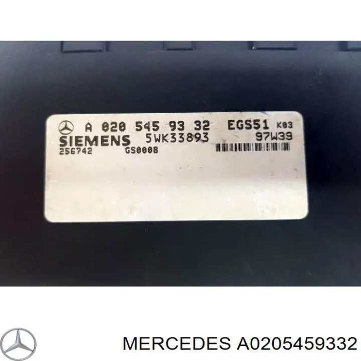 0205459332 Mercedes modulo de control electronico (ecu)