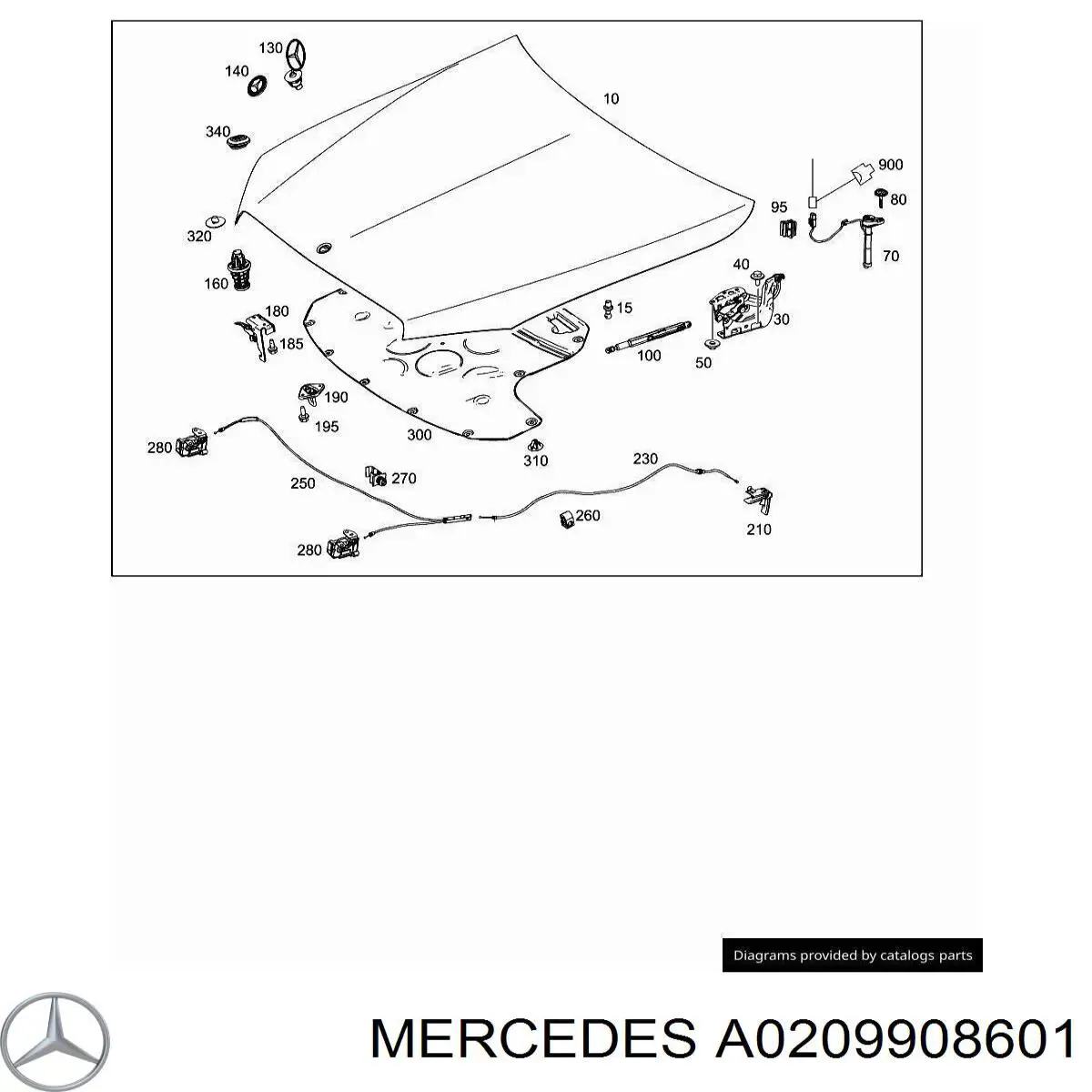 A0209908601 Mercedes 