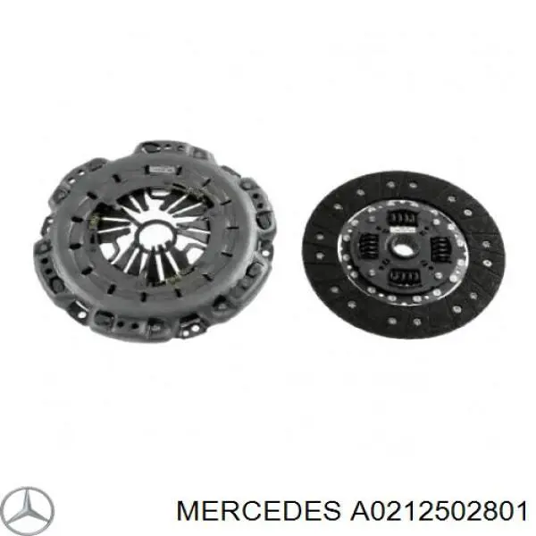 A0212502801 Mercedes kit de embrague (3 partes)