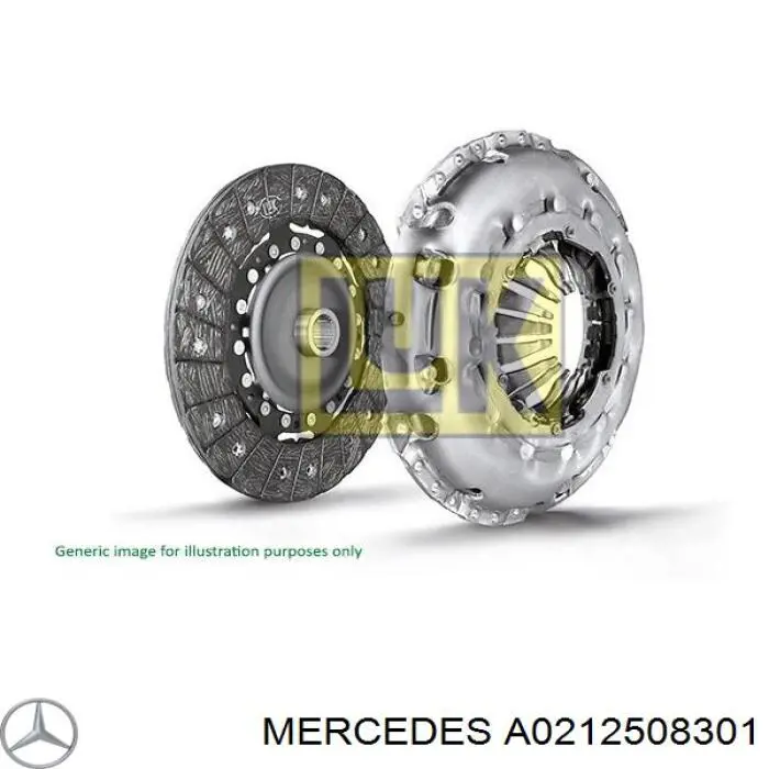 A0212508301 Mercedes embrague