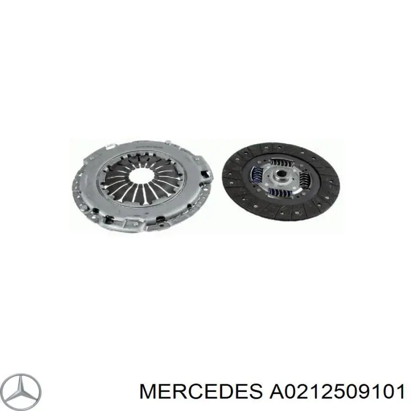 A0212509101 Mercedes Embrague motor