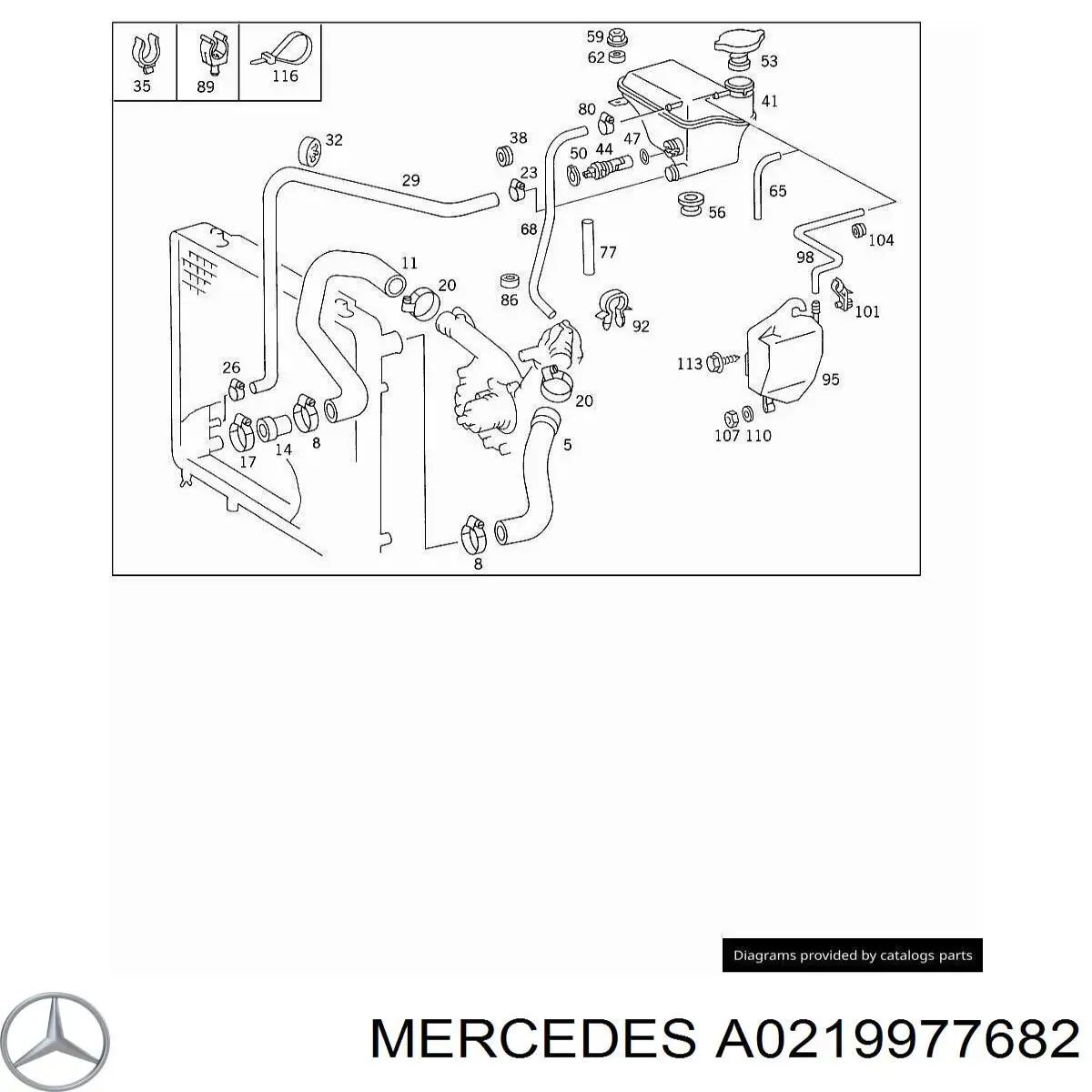  Mercedes A0079972682 precio, desde 20,83 EUR