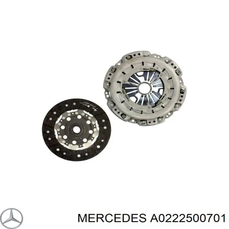 A0222500701 Mercedes kit de embrague (3 partes)