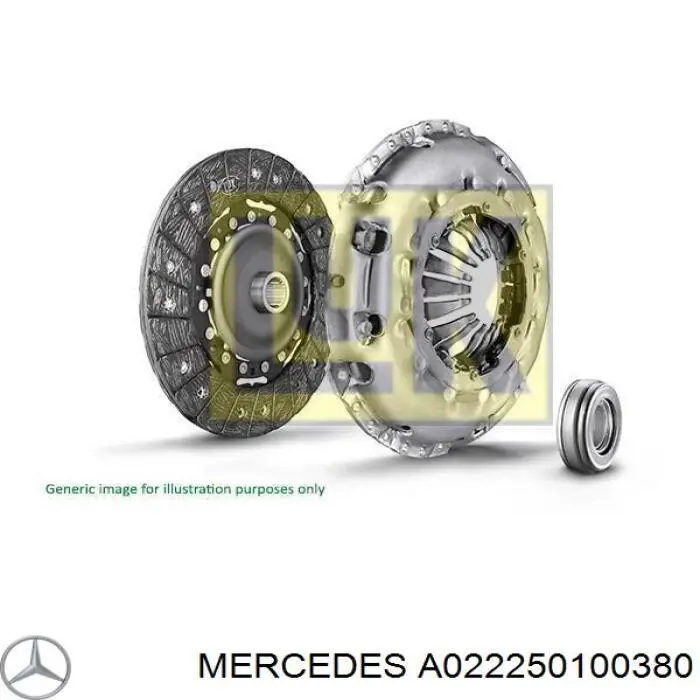 A0092502603 Mercedes disco de embrague