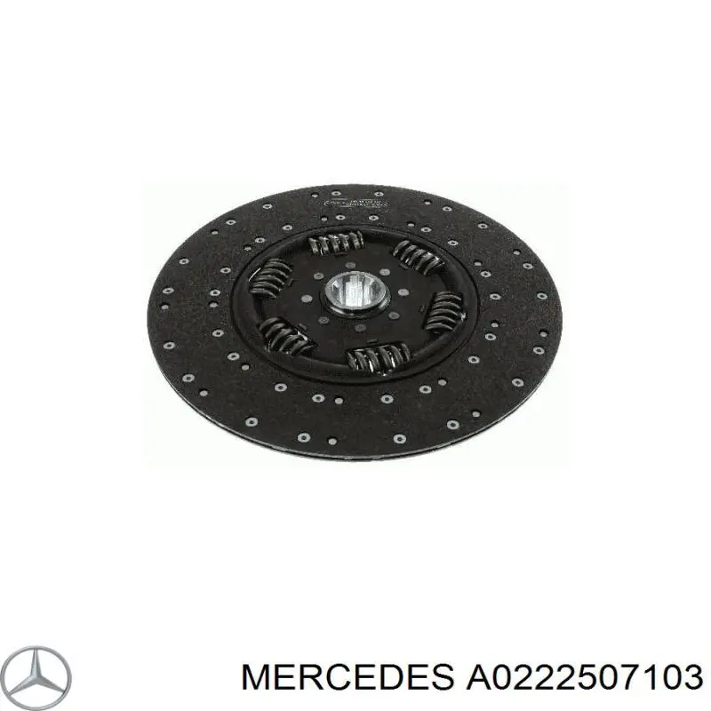 A0222507103 Mercedes disco de embrague