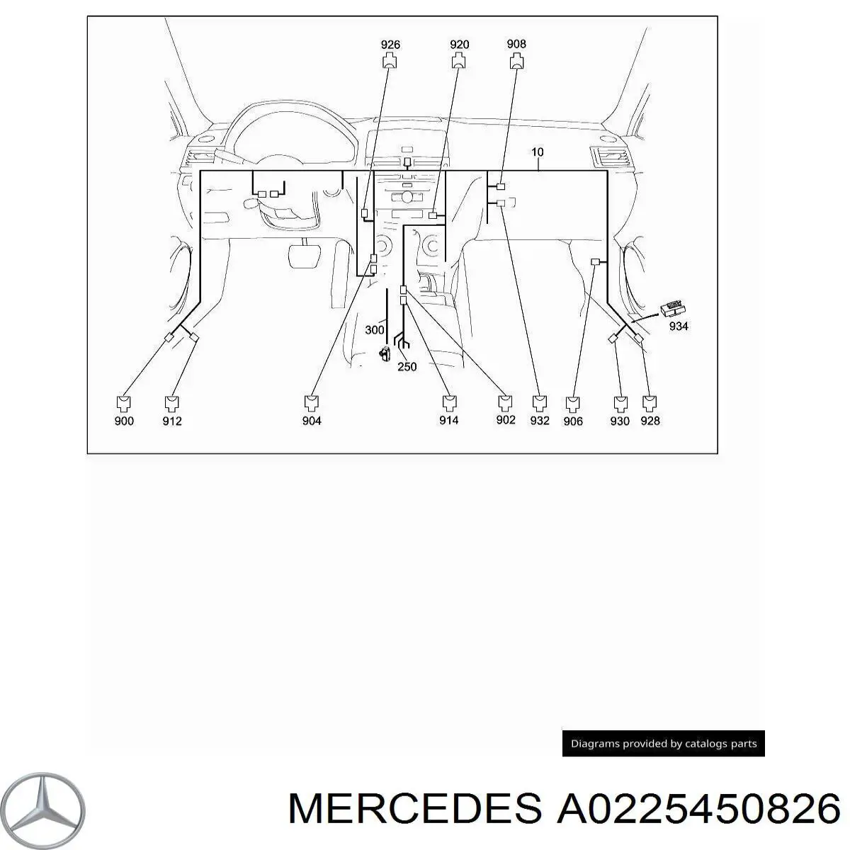A0225450826 Mercedes 