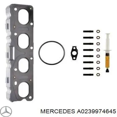 A0239974645 Mercedes junta, entrada aceite (turbocompresor)
