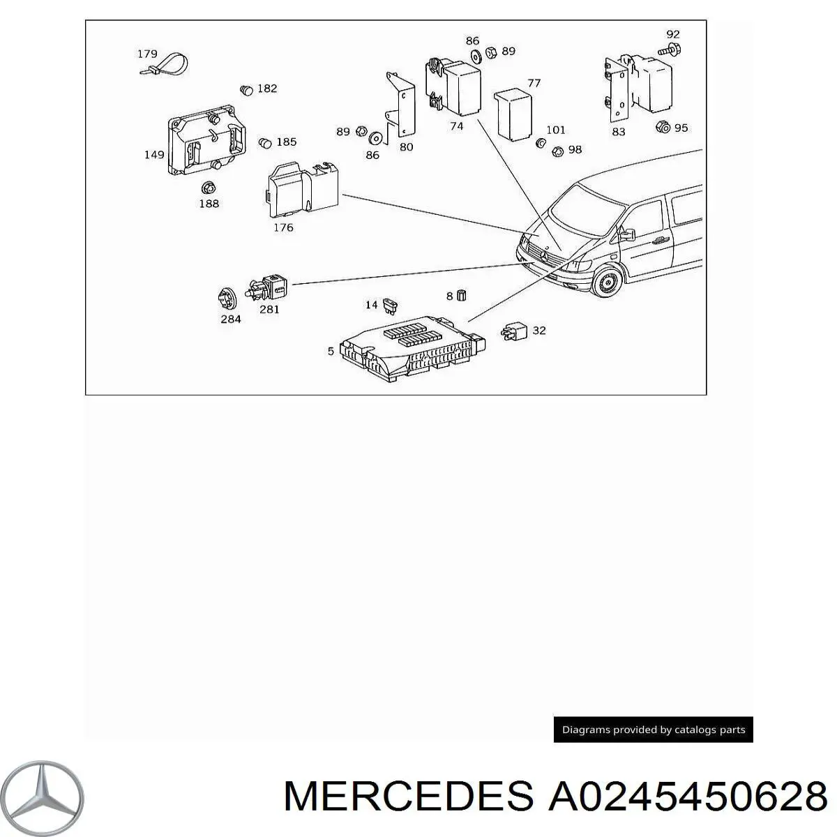 Conector corrector de la ECU del motor Mercedes A0245450628 precio, desde 42,06 EUR