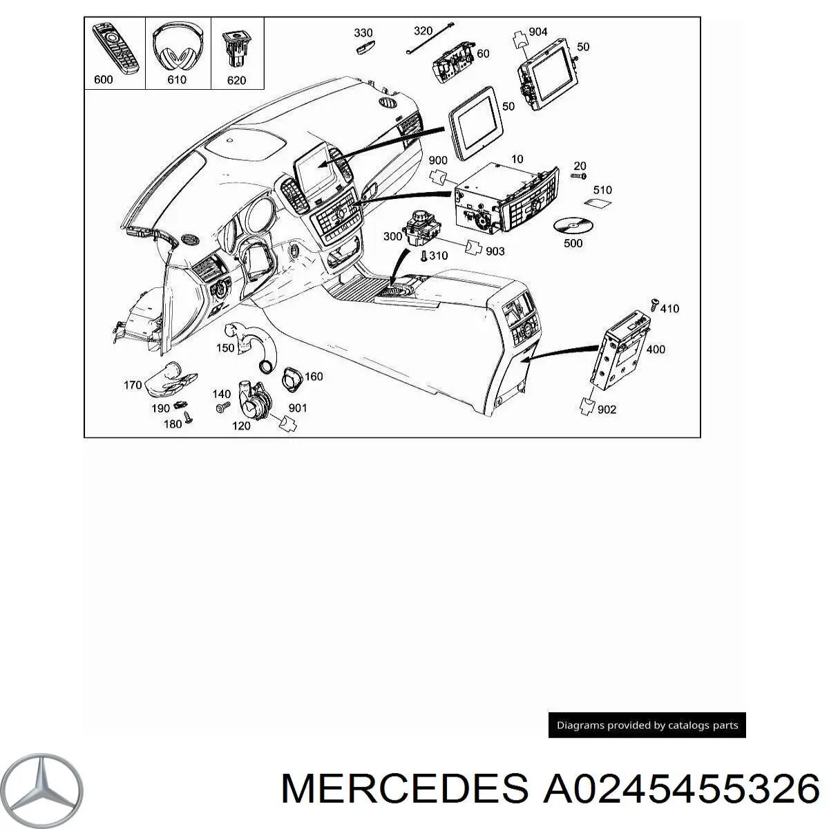 A0245455326 Mercedes 