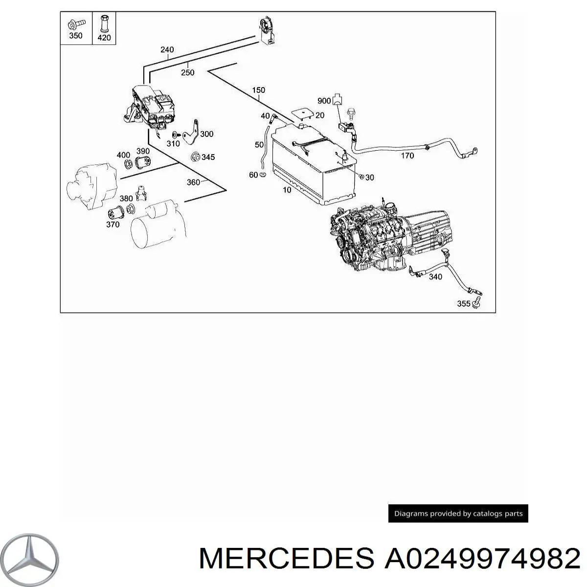  Mercedes A0249974982 precio, desde 20,54 EUR